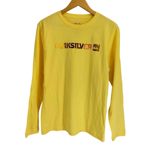 クイックシルバー Quiksilver フロントロゴ L/S Tシャツ メンズ import:M